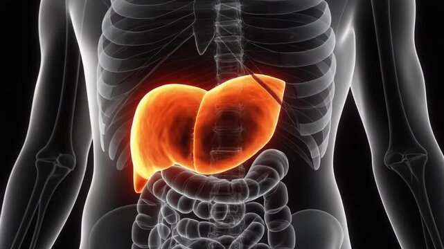 Detailed 3D Simulation of Fibrosis Development in the Human Liver Highlighting Chronic Disease Progression
