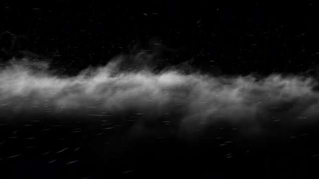 Snow blizzard VFX background - VFX element in 4K Pro Res