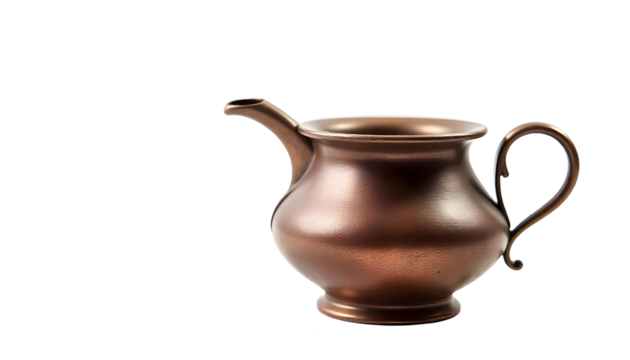A dallah teapot against a transparent backdrop, embodying the essence of Ramadan's rich cultural and culinary traditions - Powered by Adobe