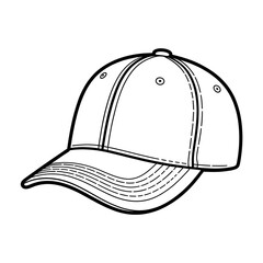 baseball cap vector illustration