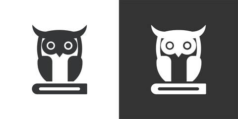 Classic Education icon. Solid glyph series icon