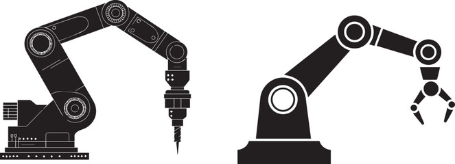 Robotic arm industrial machine factory robot hand automated manufacturing equipment