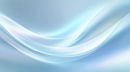 Obraz premium Abstract Light Blue Wavy Background with Luminous Highlights and Subtle Gradient Effects for Modern Design Projects and Creative Presentations with Elegant Feel
