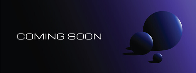 Coming Soon Background Vector on Dark Abstract Surface with Glowing Light Effects