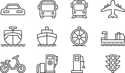 Silhouette of a Person Walking with a Cane on a White Background vector 2