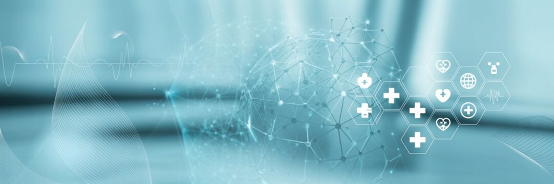 Abstract digital network with location pins and data flow - Powered by Adobe