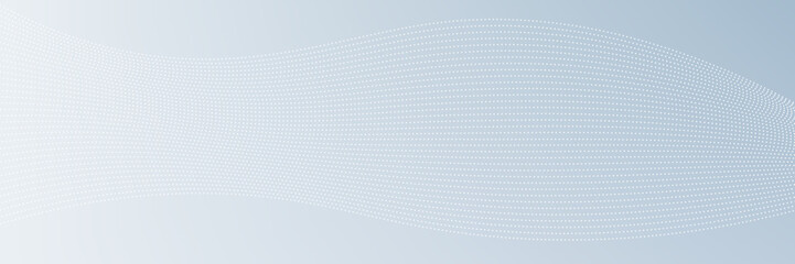 Vector abstract wave line pattern and dot line particle on white, gray color background. Modern graphic design. Flowing halftone, gradient curve shape for data futuristic, technology background