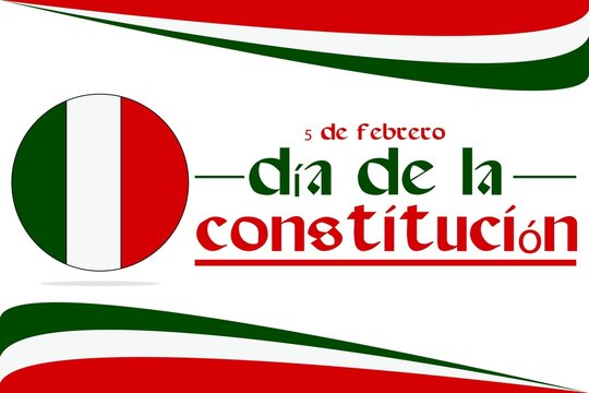 Celebrate Mexican Constitution Day with vibrant red, white, and green festive graphics honoring national pride on February 5th for social media