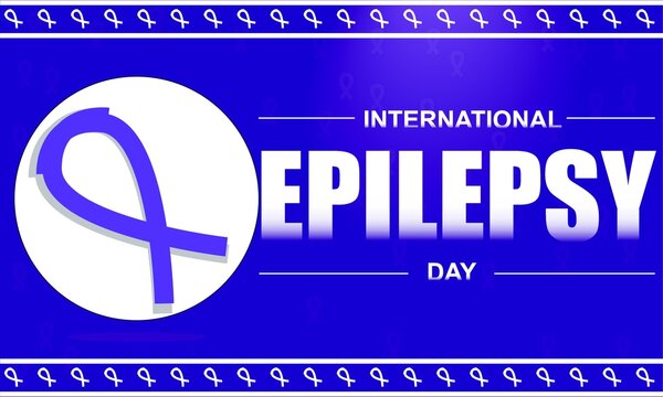 Raise awareness this International Epilepsy Day with this impactful blue ribbon graphic for campaigns, social media, and websites to support a great cause