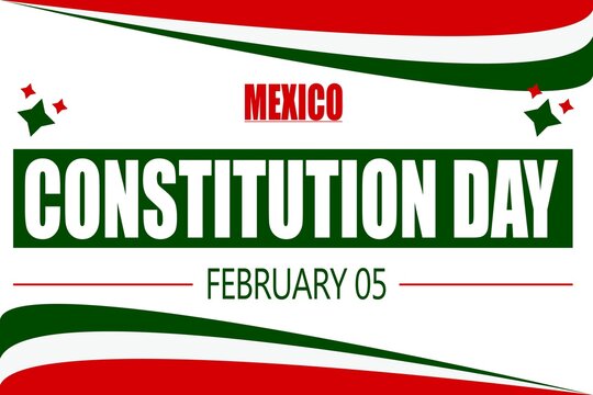 Celebrate Mexico's Constitution Day on February 5th with vibrant festive graphics and national pride, perfect for social media and promotional campaigns - Powered by Adobe