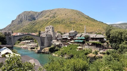 Bosnia and Herzegovina Mostar Bridge Village Balkans