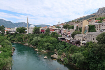 Bosnia and Herzegovina Mostar Bridge Village Balkans