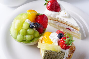おいしいフルーツケーキ