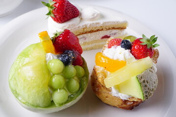 おいしいフルーツケーキ