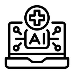 Obraz premium medical technology icon