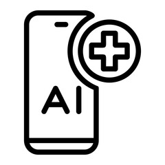 Obraz premium medical app icon