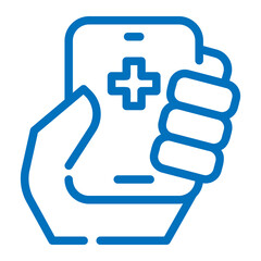 Fototapeta premium medical app icon