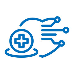 Fototapeta premium health monitoring icon
