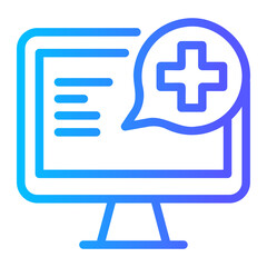 Fototapeta premium medical data icon