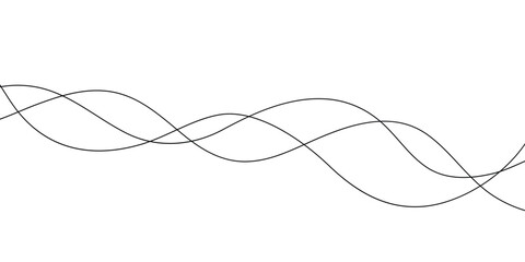 simple three wavy line design for banner poster background.