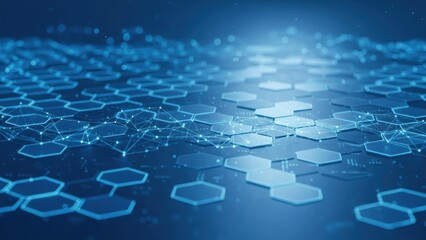 Hexagonal network with interconnected nodes