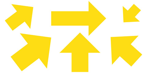 Long red arrows icon. Trendy long red arrow in flat style. Replaceable vector design. For your apps, websites and UI or UX design