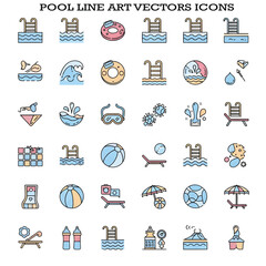 Clear Blue Pool Water Texture with Refreshing Summer Vibe