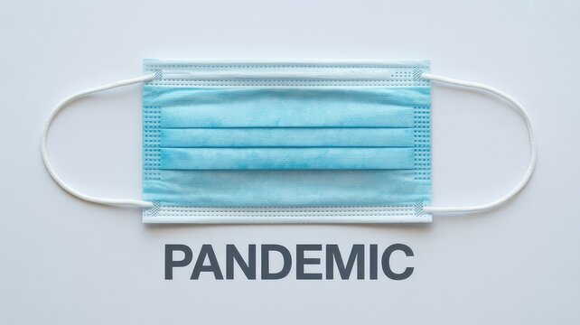 Stay protected during the pandemic era with a medical face mask - ensure safety and prevent the spread of germs to safeguard health today - Powered by Adobe