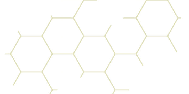 Vector abstract background pattern with geometric seamless hexagonal honeycomb shape texture design - Powered by Adobe