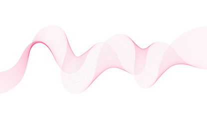 Abstract line art creating a flowing wave pattern with a sense of movement and rhythm, suitable for designs related to technology, music, or modern art