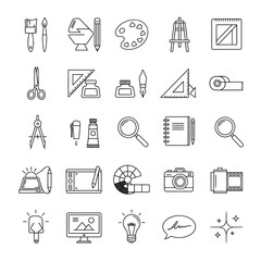 Inspiring collection of creative tools and artistic supplies for designers, artists, and innovators, sparking imagination and project success