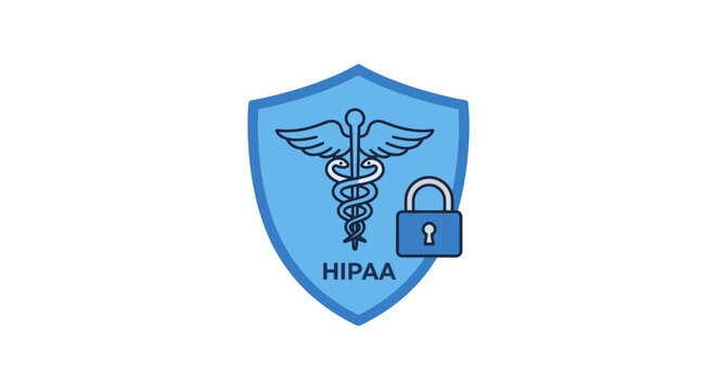 secure hipaa compliance protecting patient data with cybersecurity measures ensuring healthcare privacy within a shielded environment safeguarding sensitive information