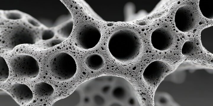 Advanced porous trabecular microstructure analysis for biocompatible scaffolds in tissue engineering applications with optimized pore size interconnectivity and mechanical integrity
