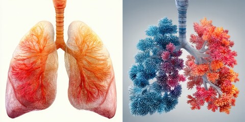 Advanced pulmonology imaging system with high-resolution alveolar and bronchial visualization, comprehensive respiratory mechanics analysis, and diagnostic precision