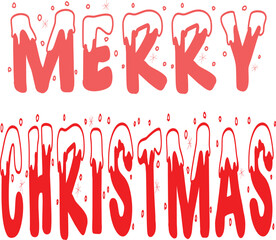 A 3D red heart vector illustration with merry Christmas lettering, a holiday art design for a greeting card celebration