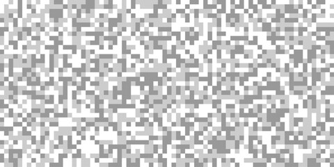 Abstract pixelated pattern gray and white censor bars with squares for horizontal pixelated bar texture for censorship effect, pixelated rectangle digital censorship effect isolated background.