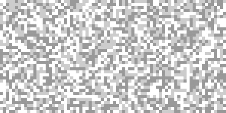 Abstract pixelated pattern gray and white censor bars with squares for horizontal pixelated bar texture for censorship effect, pixelated rectangle digital censorship effect isolated background.