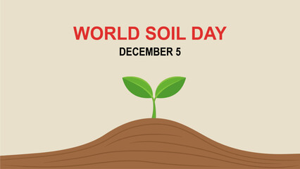 World Soil Day Vector Illustration for Environmental Awareness on December 5th
