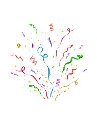 Naklejka premium colorful paint splashes