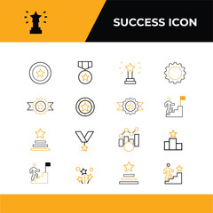 Diverse icon set for design projects business technology and general purpose graphics