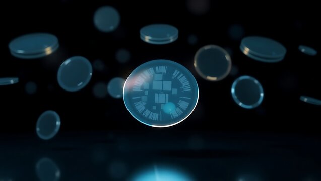 Generative AI Digital Data Currency Blockchain Future.