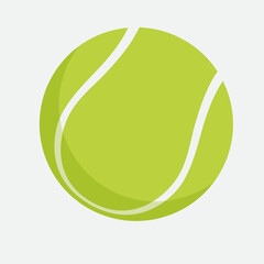Tennis. Rackets with ball on court background. Vector illustration