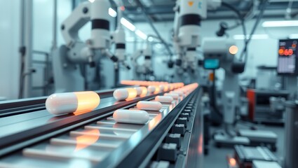 Generative AI future automated pharmaceutical production.