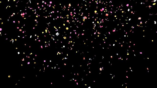 Multicolor Confetti Explosion