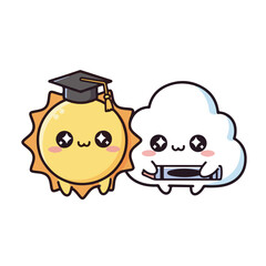 Obraz premium Minimalist Cute Vector Illustration of a Chibi Style Character for Icon Design and Digital Artwork