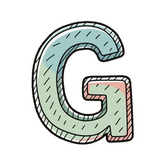 Playful Hand-Drawn Icon Vector Illustration with Unique Artistic Style for Creative Design and Graphic Projects