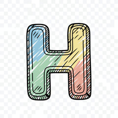 Playful Hand-Drawn Icon Vector Art with Casual Artistic Style for Creative Designs