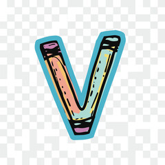 Playful Hand-Drawn Icon Vector Illustration with Artistic Style for Creative Design Projects