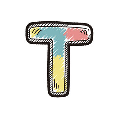 Playful Hand Drawn Icon Vector Illustration with Artistic Style for Creative Designs