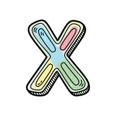 Playful Hand-Drawn Icon Vector Illustration with Dynamic Style for Creative Design Projects